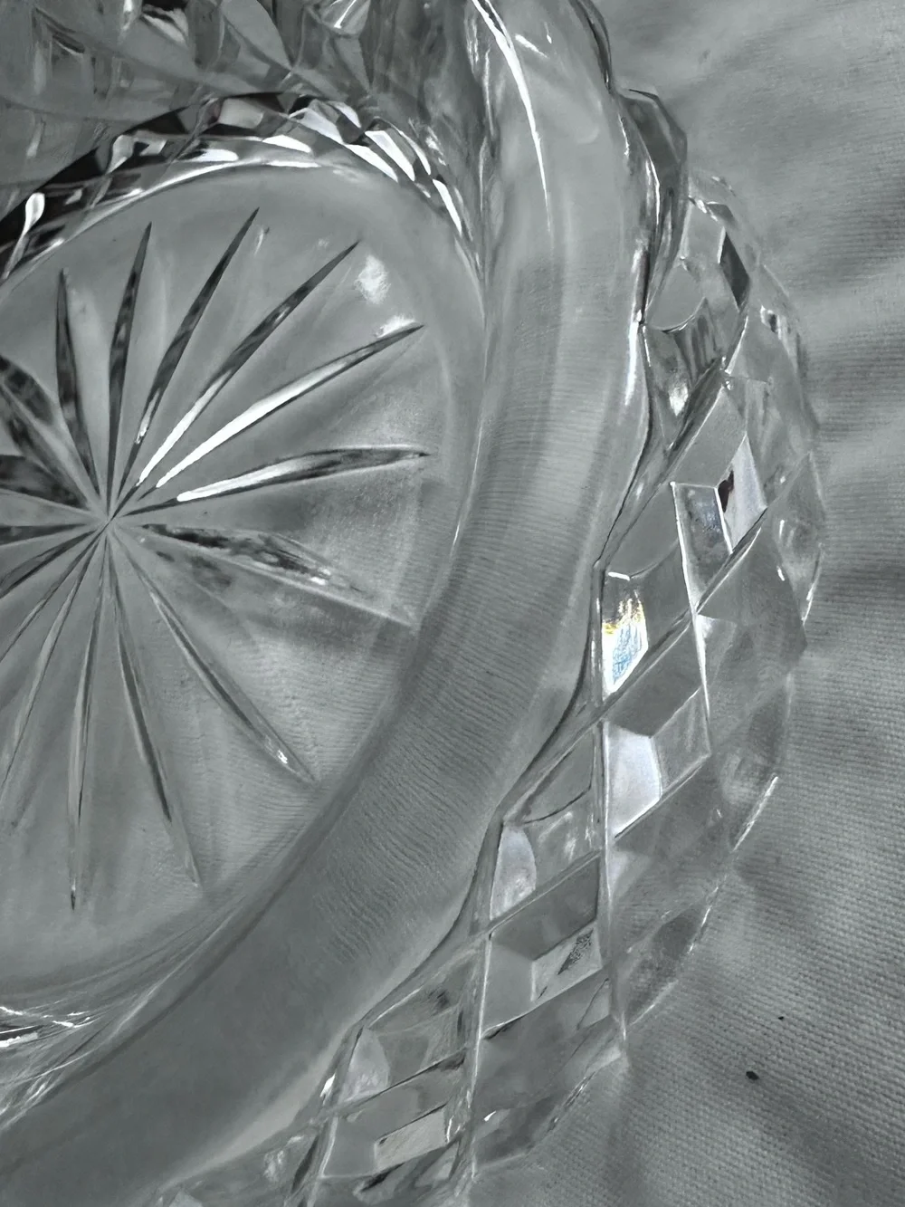 Beautiful Diamond Pattern Ashtray or Trinket dish